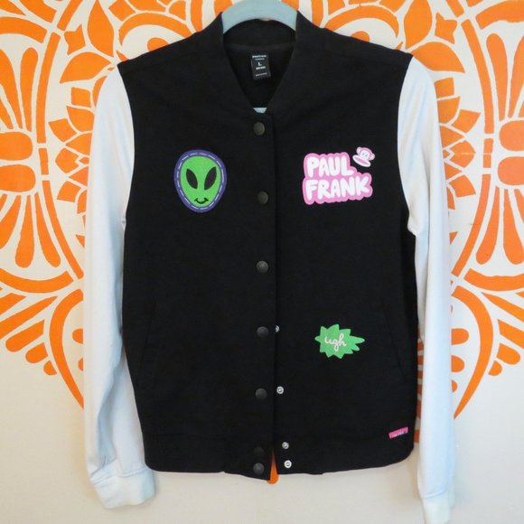Paul Frank Jackets & Blazers - Paul Frank Patches Letterman's Jacket L
